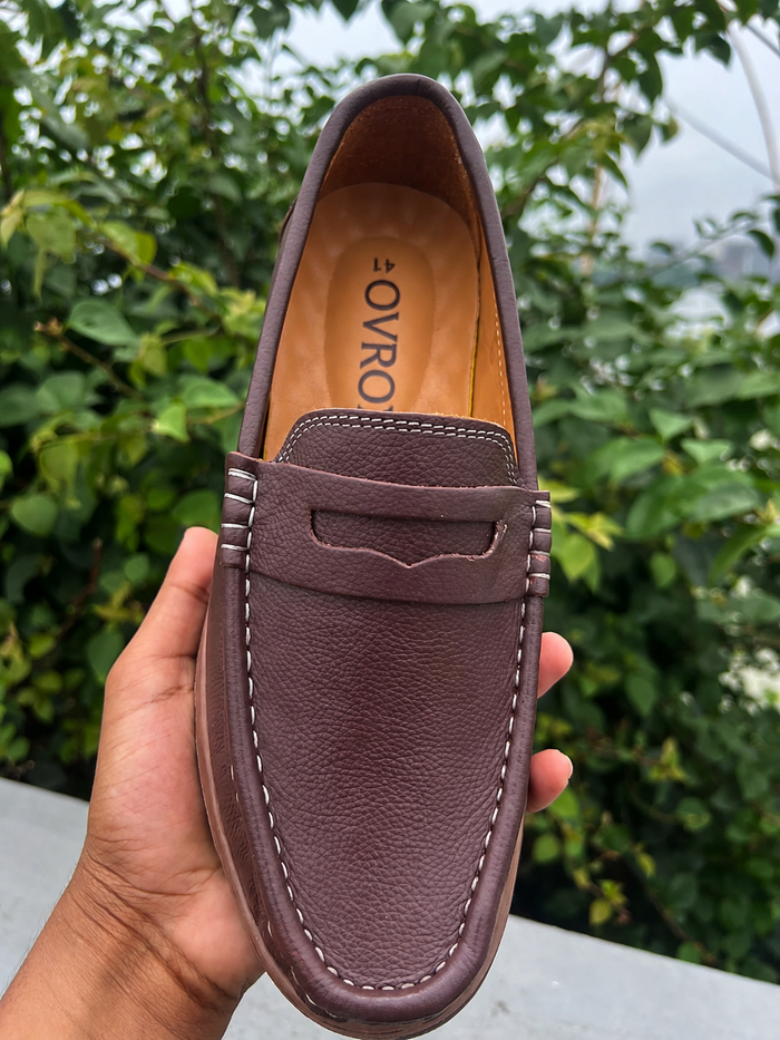 Genuine COW Leather Light Weight Casual Shoes -OV-02