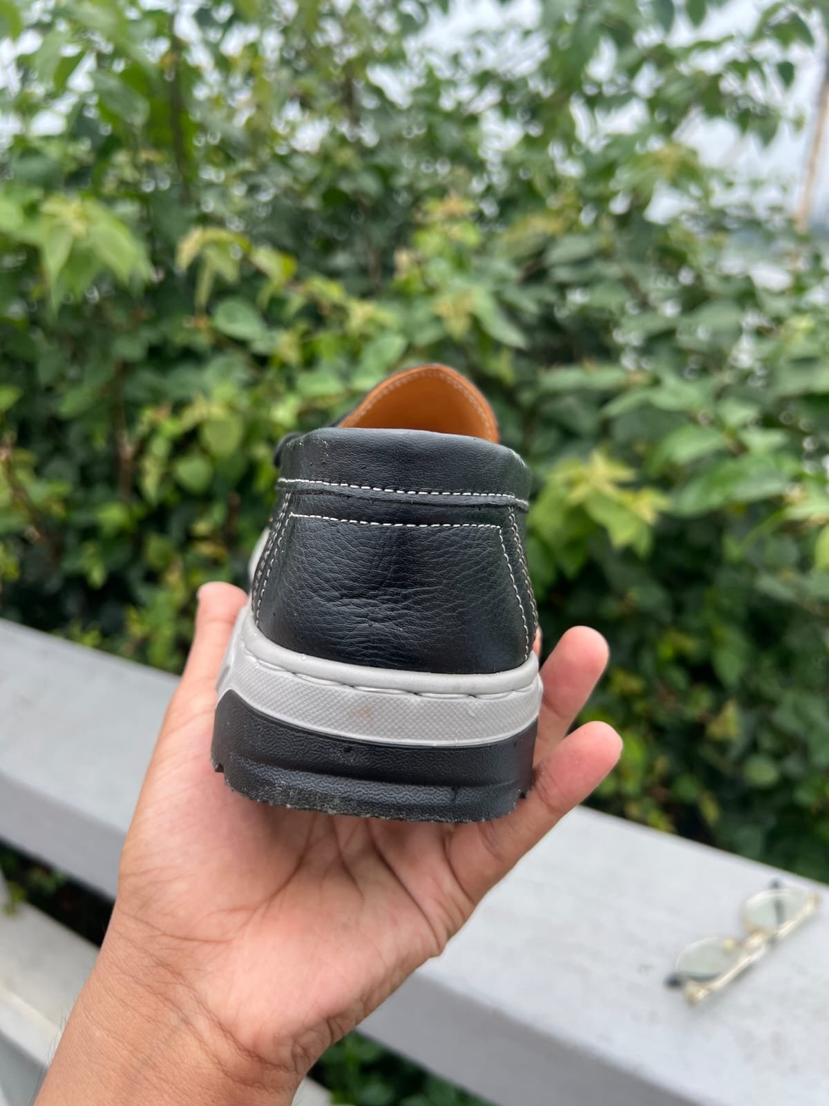 Genuine COW Leather Light Weight Casual Shoes - OV-01